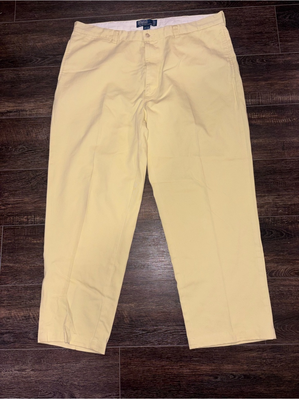 Men's Light Polo Ralph Lauren Yellow Chino Pants